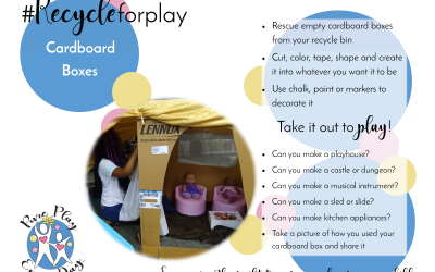 #RecycleforPlay – cardboard boxes