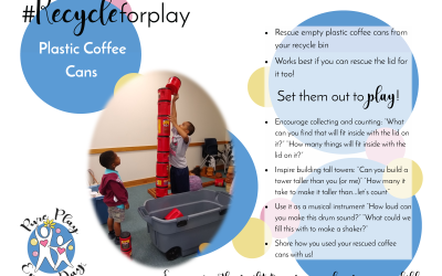 #Recycleforplay – coffee cans
